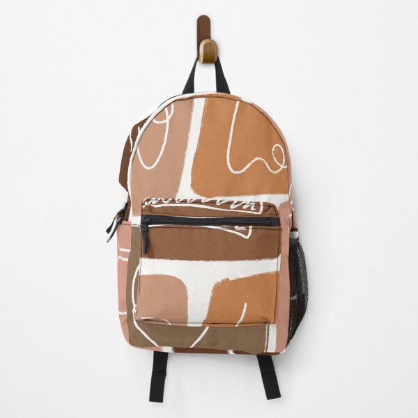 Item preview, Abstract Face Contemporary Earthy Tones designed and sold by trajeado14.