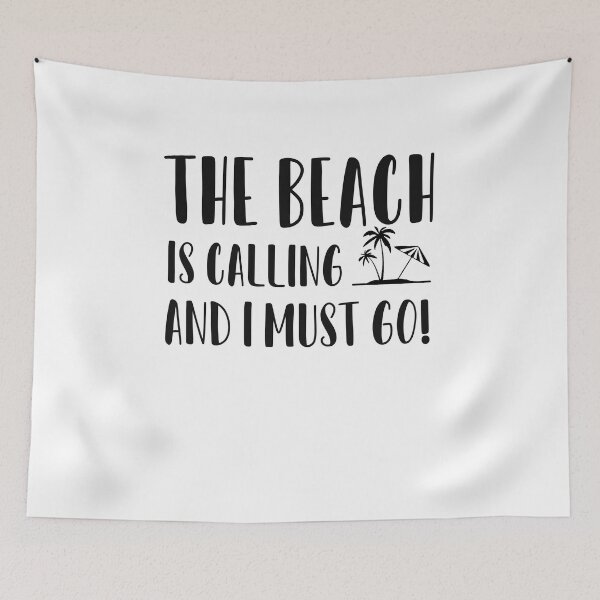 Item preview, The beach is calling and I must go designed and sold by ErmessThiings.
