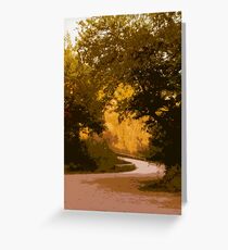 Winding Road Greeting Card