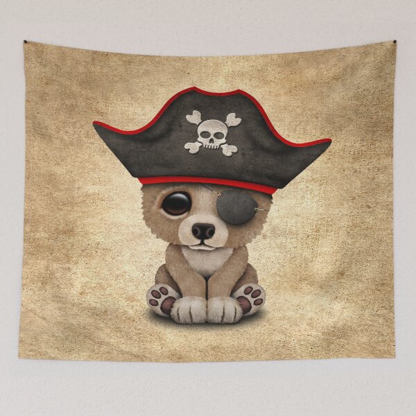 Item preview, Cute Baby Brown Bear Cub Pirate designed and sold by JeffBartels.