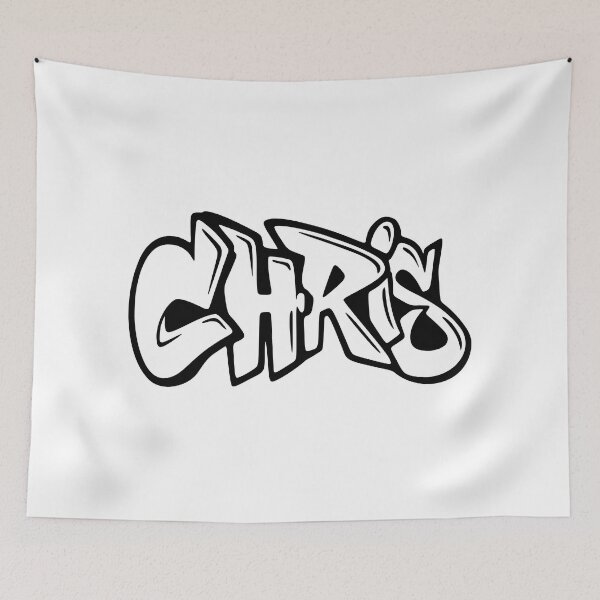 Item preview, Chris - Graffiti Name Design designed and sold by NameThatShirt.