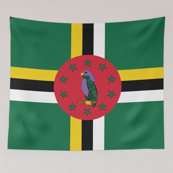 Item preview, Dominica Flag designed and sold by shirtsonshirts.