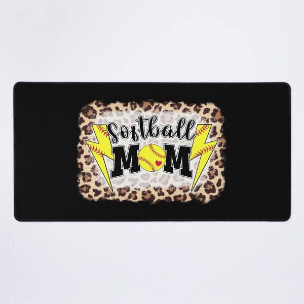 Item preview, Softball Mom Fastpitch Leopard Heart designed and sold by 99Fastpitch.