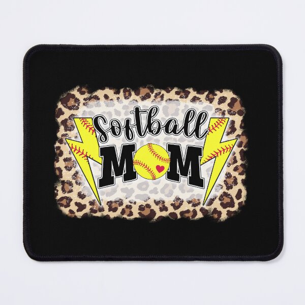 Item preview, Softball Mom Fastpitch Leopard Heart designed and sold by 99Fastpitch.