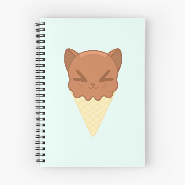 Item preview, Chocolate Ice Cream Cat designed and sold by Rainy-Kitten.
