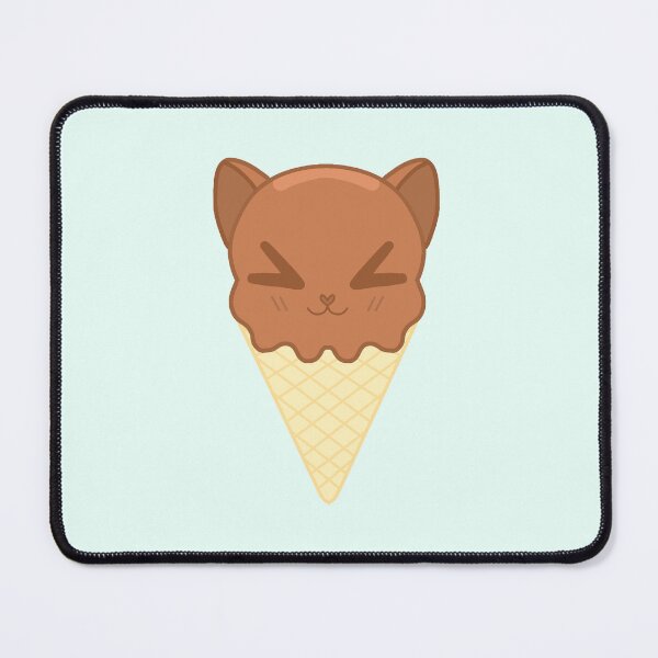Item preview, Chocolate Ice Cream Cat designed and sold by Rainy-Kitten.