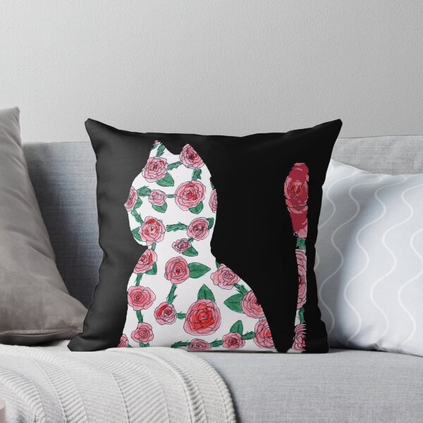 Item preview, Cat with roses designed and sold by Ramiro Lombardo.