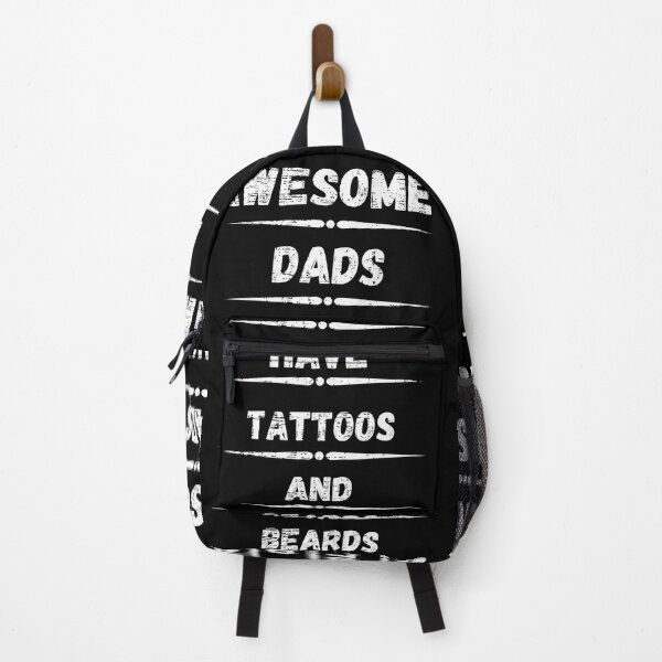 Item preview,  AWESOME DADS HAVE TATTOOS AND BEARDS designed and sold by Affyboss6.