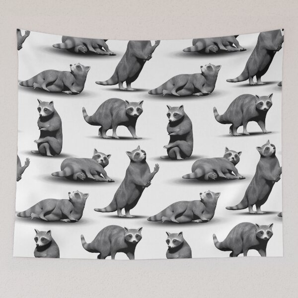 Item preview, Racoons designed and sold by dryskCreative.