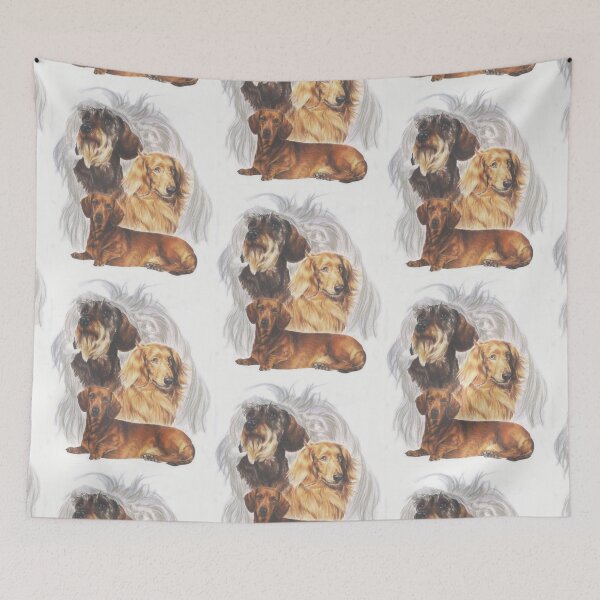 Item preview, Dachshund Grouping designed and sold by BarbBarcikKeith.
