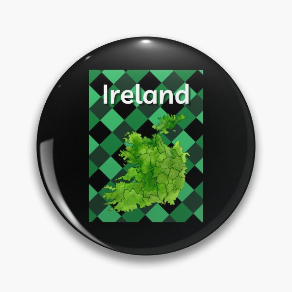 Item preview, Ireland Map Checkboard designed and sold by IrishPOD.