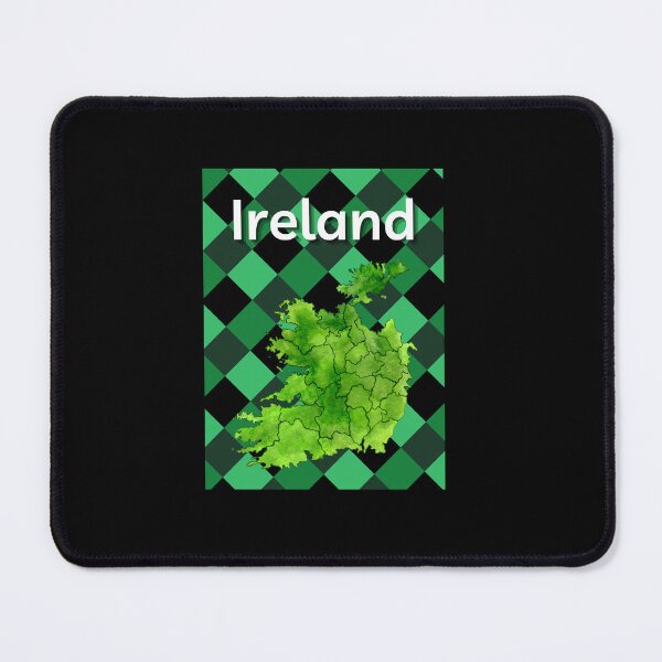Item preview, Ireland Map Checkboard designed and sold by IrishPOD.