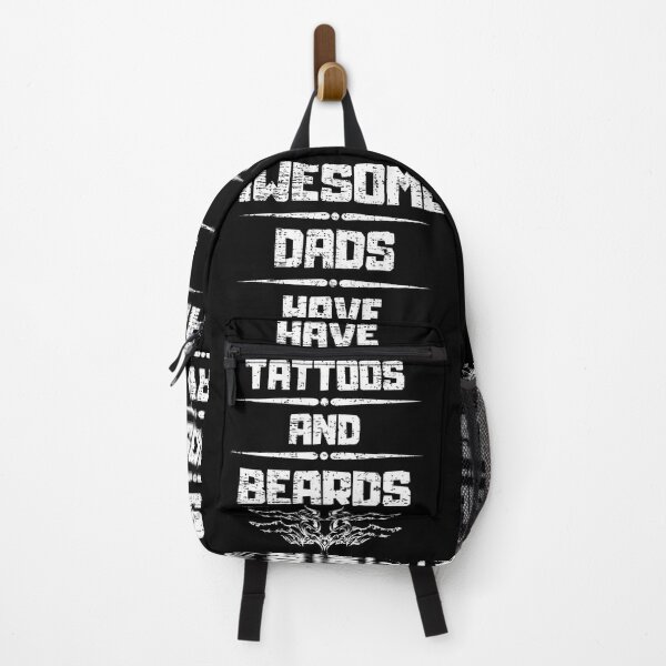 Item preview,  AWESOME DADS HAVE TATTOOS AND BEARDS designed and sold by Affyboss6.