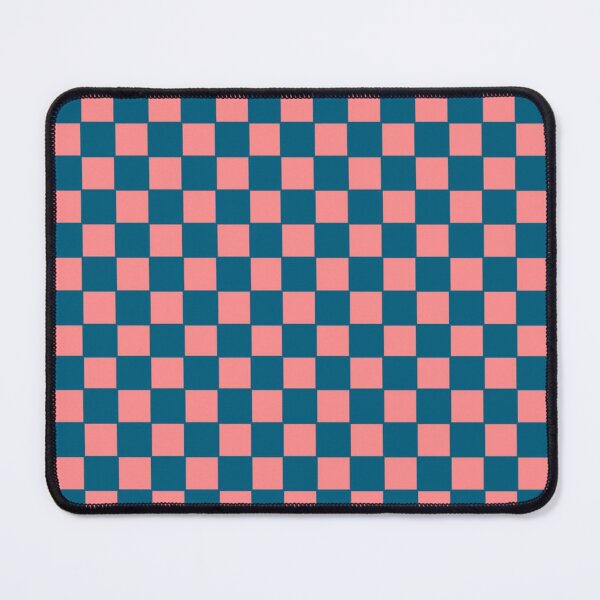 Item preview, Checked Checkerboard Square Pattern - Pastel Pink and Navy Blue designed and sold by jays-artworks.