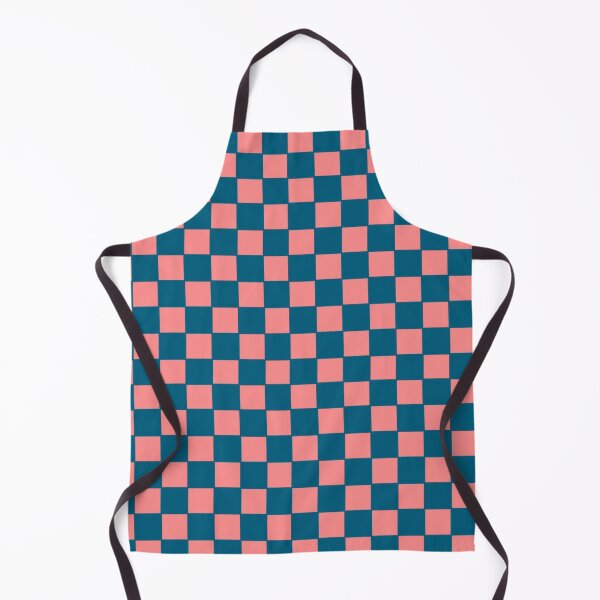 Item preview, Checked Checkerboard Square Pattern - Pastel Pink and Navy Blue designed and sold by jays-artworks.