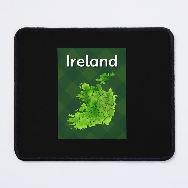 Item preview, Ireland Map Pattern designed and sold by IrishPOD.