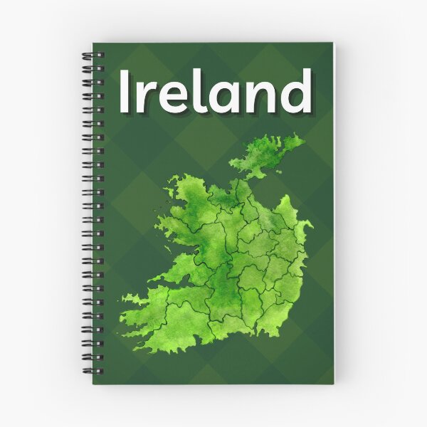 Item preview, Ireland Map Pattern designed and sold by IrishPOD.