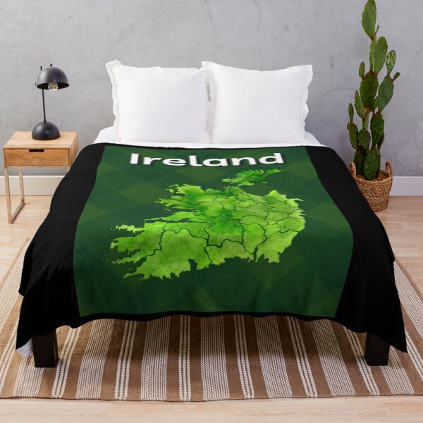 Item preview, Ireland Map Pattern designed and sold by IrishPOD.
