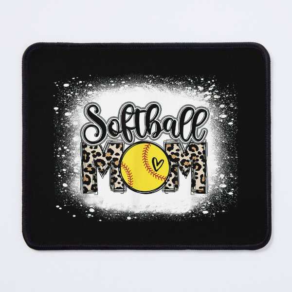 Item preview, Softball Mom Fastpitch Leopard Heart designed and sold by 99Fastpitch.