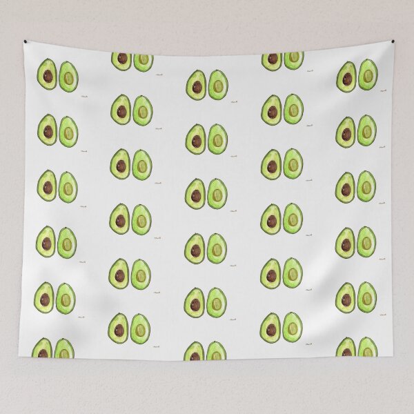 Item preview, Avocado watercolour painting designed and sold by Monika Howarth.