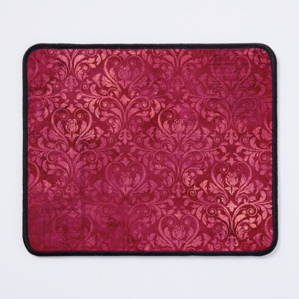 Item preview, Vintage Magenta Gold Damask Grunge Texture Pattern designed and sold by AppareIIndustry.