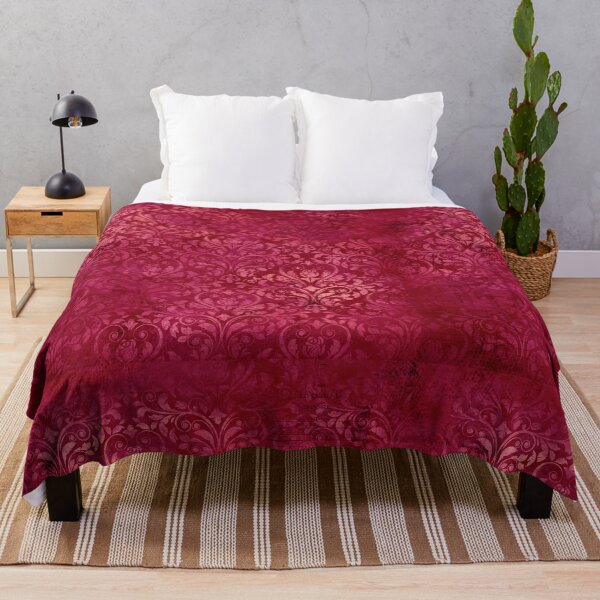 Item preview, Vintage Magenta Gold Damask Grunge Texture Pattern designed and sold by AppareIIndustry.