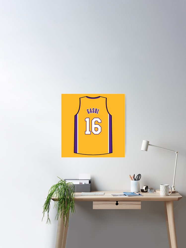 Pau Gasol Jersey Poster for Sale by designsheaven