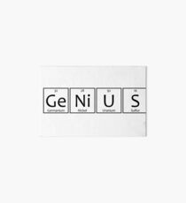 Genius Chemical Elements Symbols Art Board