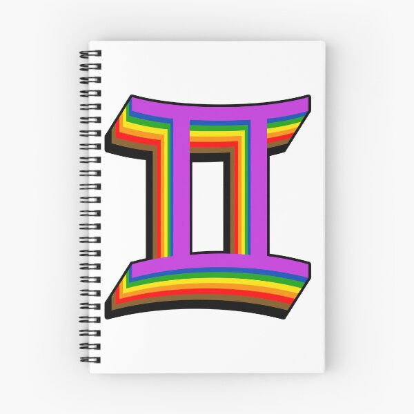 Item preview, zodiac pride: gemini (rainbow flag) designed and sold by vdoes.