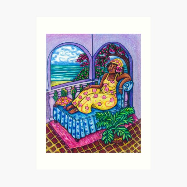 Caribbean Meditation Art Print