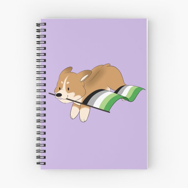 Artikelvorschau, Pride Corgi - Aromantic Flag ver. entworfen und verkauft von ReddByrd.