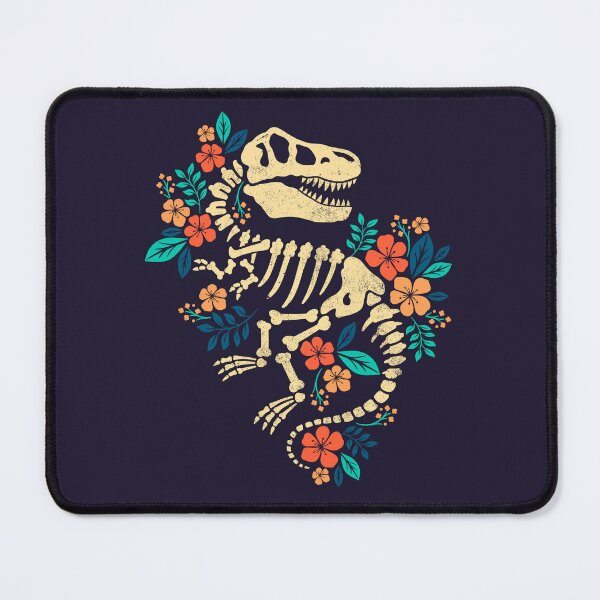 Item preview, flowered dinosaur fossil designed and sold by NemiMakeit.