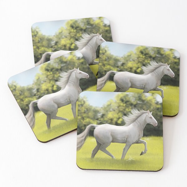 Item preview, cremello horse designed and sold by artsirc.