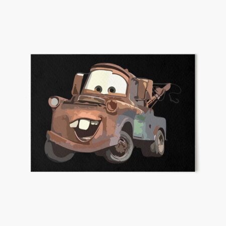 Cars kids movie tow mater on logo | Poster