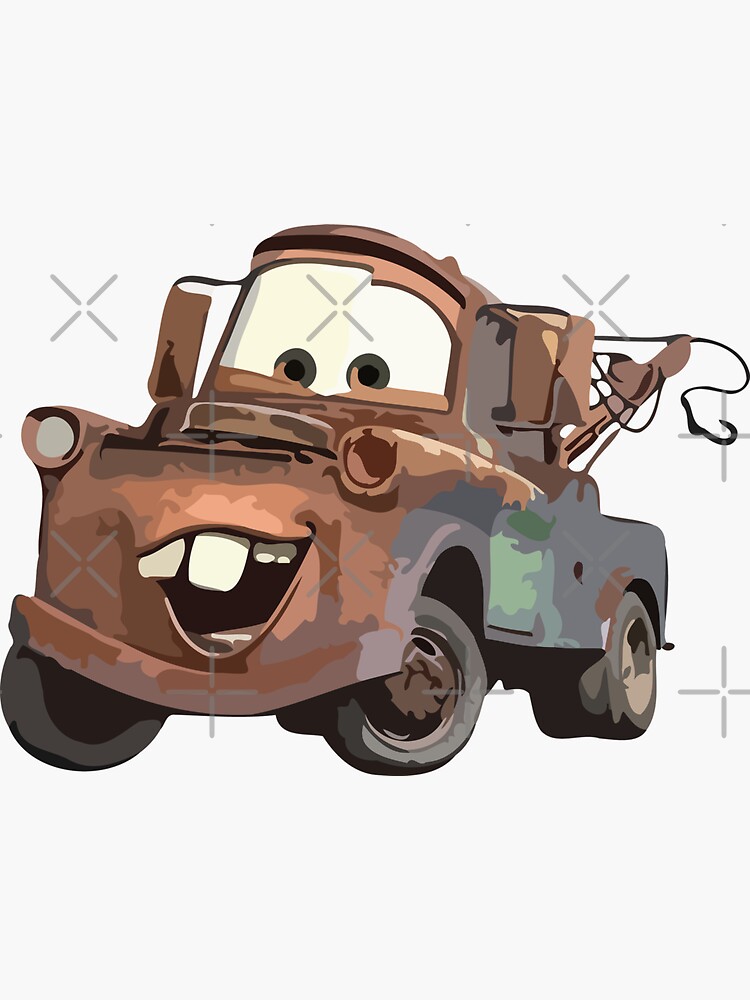 Eye Roll Tow Mater Sticker - Eye Roll Tow Mater Cars - Discover