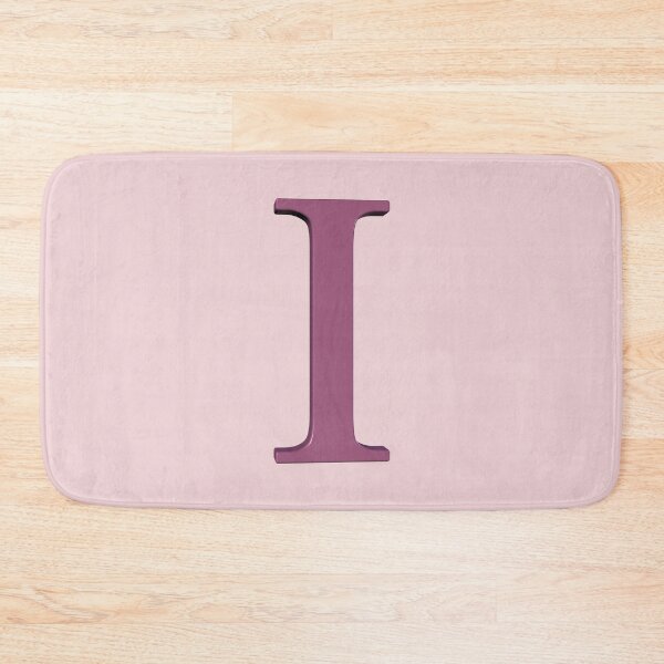 Item preview, The Letter I Dimensional Soft Pink on Pink 5748 designed and sold by Art in My Loft.