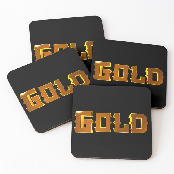 Item preview, Gold Stylized Text designed and sold by CGShirts.
