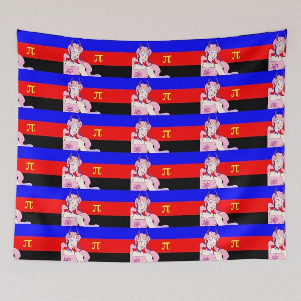 Item preview, VOCALOID MEIKA Hime Polyamory Polyamorous Flag  designed and sold by Holli Anderson.