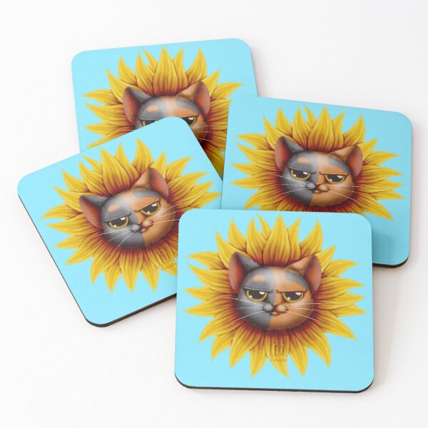 Item preview, Sunflower cat 2 designed and sold by Elodie-Uft.