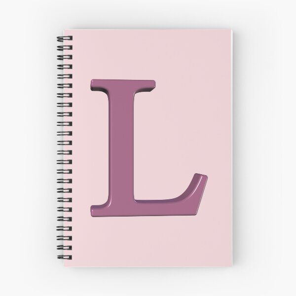 Item preview, The Letter L Dimensional Soft Pink on Pink 5748 designed and sold by Art in My Loft.