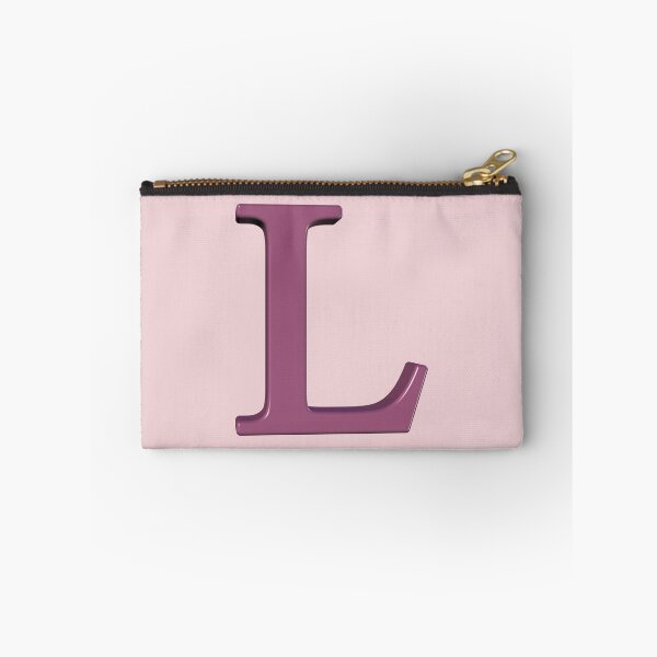 Item preview, The Letter L Dimensional Soft Pink on Pink 5748 designed and sold by Art in My Loft.