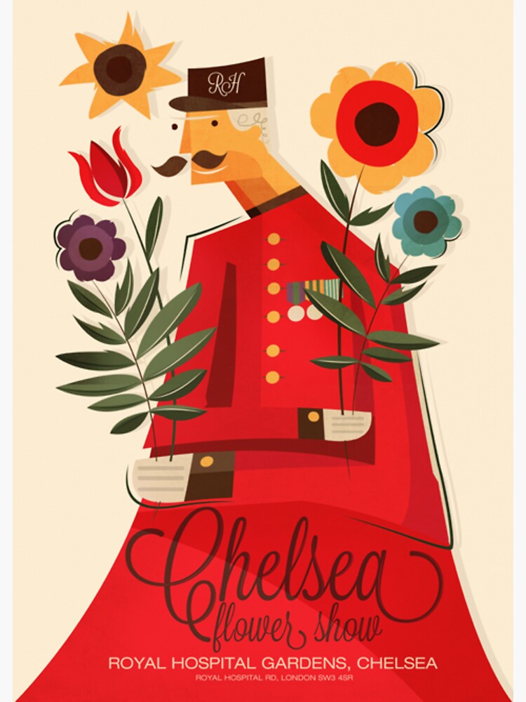 "Chelsea Flower Show Promotional Logo" Sticker by BronteDetenbeck