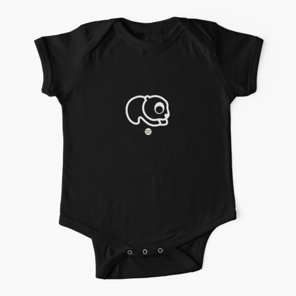 Perry the Polar Bear from the Simply Small Series (reverse) Short Sleeve Baby One-Piece