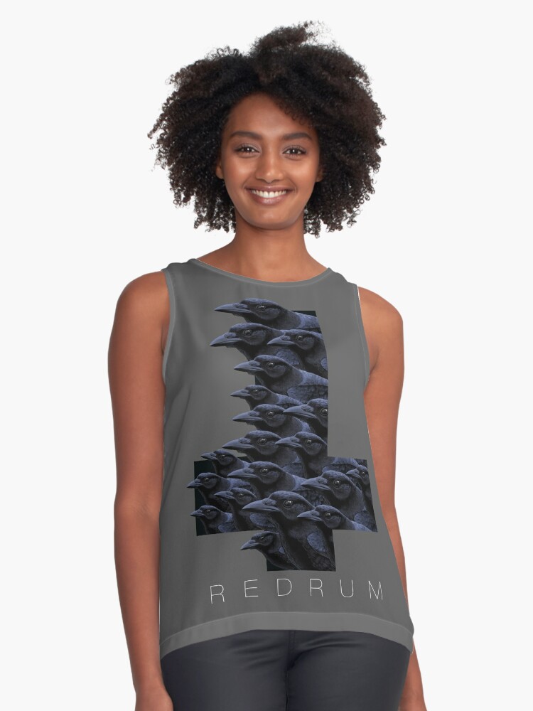Sleeveless Top, R E D R U M designed and sold by Paul & Dustin