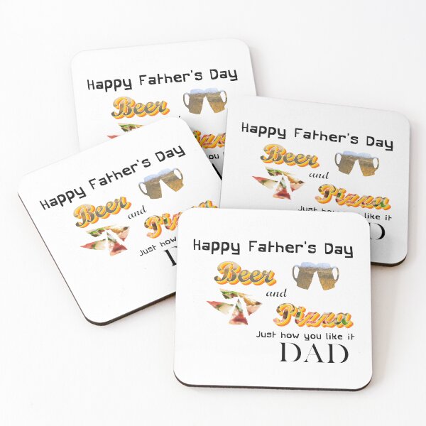 Item preview, Happy Father's Day - Beer and Pizza - Just how you like it designed and sold by K0tK0tu.