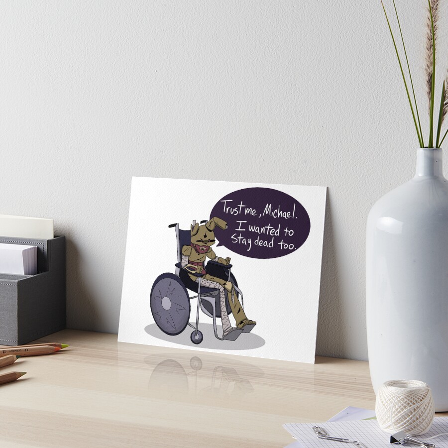 "PeePaw William Afton" Art Board Print for Sale by IceeBBAG Redbubble