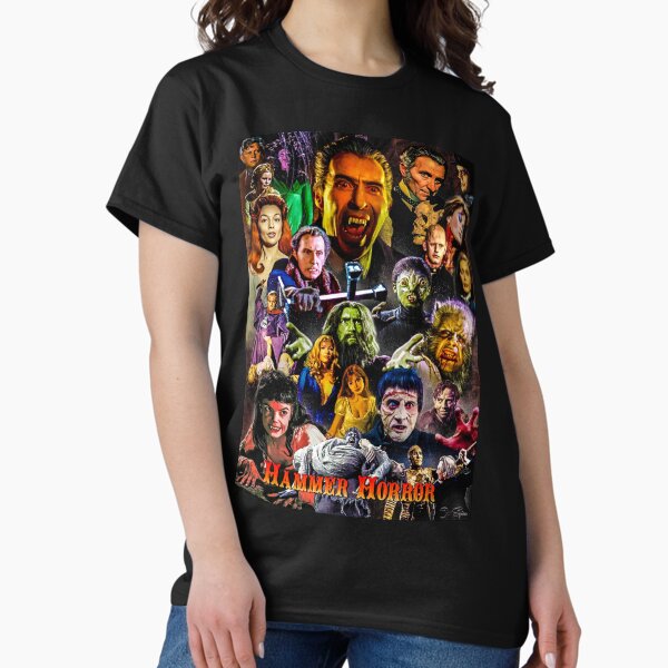 Vista previa del artículo con la obra «Ropa tributo a Hammer Horror», diseñado y vendido por DeviousBeanz.