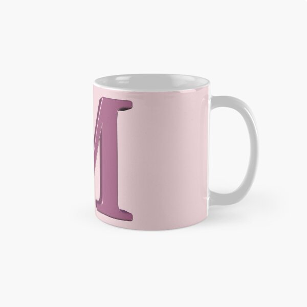 Item preview, The Letter M Dimensional Soft Pink on Pink 5748 designed and sold by Art in My Loft.