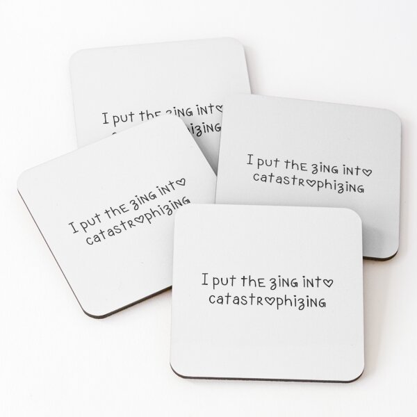 Item preview, I put the zing into catastrophizing designed and sold by Bundjum.
