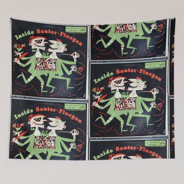 Item preview, Inside Sauter Finegan, 50's, Jazz, Art Cover lp designed and sold by Vintaged.